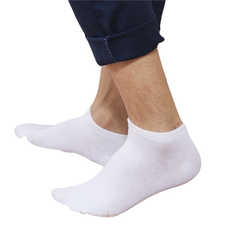 Pure Color double cotton thread classic men's and women's same socks gift single pair independent packaging socks sweat-absorbent non-slip Cotton
