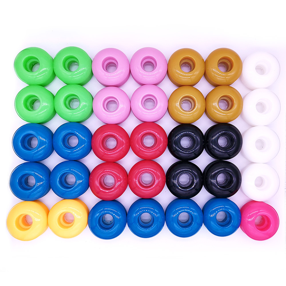 Four-wheel 52x 32mm skateboard wheel thread wheel double rocker professional action wheel 95A high hardness skateboard wheel Pu wheel