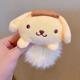 19# plush hair ring-yellow pudding dog