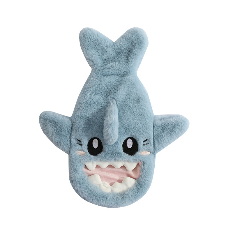 Autumn and Winter cartoon plush hot water bag student hand warmer removable and washable warm water bag thickened explosion-proof PVC warm baby