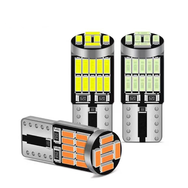 Car LED highlight reading light W5W T10 4014 26smd license plate light cross-border license plate indicator light