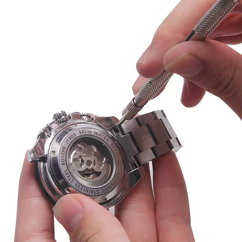 Raw ear batch watch repair tool stainless steel double-headed Big Ear batch disassembly strap replacement skin strap lower watch chain tool.