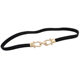 Elastic Thin Belt Women's Ins Style Decorative Golden Hook with Skirt Small Size Elastic Waist Chain 3 Sizes