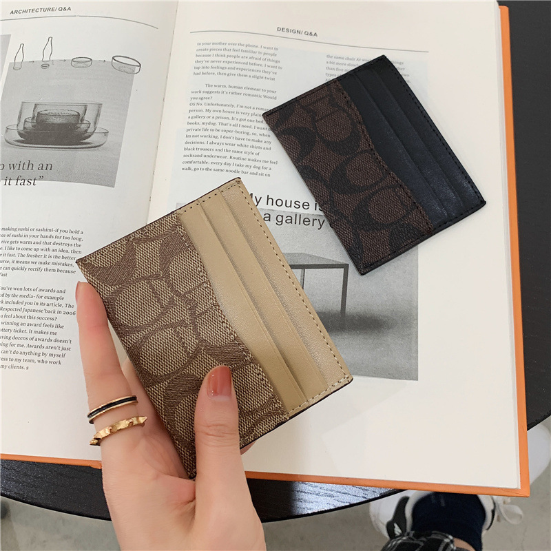 Card Holder women's small ultra-thin exquisite high-end mini simple ins trendy new credit bank card holder personalized retro