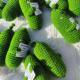 Cross-border emotional cucumber hand-made potato positive energy ornaments wool crocheted finished wholesale