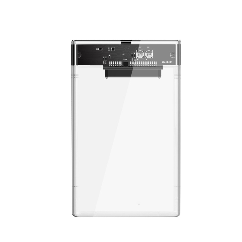 Transparent hard disk box USB3.1Type-C 2.5 inch notebook mechanical solid state hard disk external mobile hard disk box