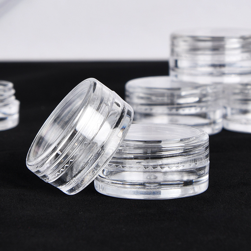 2g 3ml 5G PS ordinary box small round box eye shadow box plastic box cream bottle nail polish box