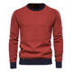 Knitted Top Men's Foreign Trade Base Autumn and Winter Men's Crewneck Men's Personalized Men's Pullover Warm