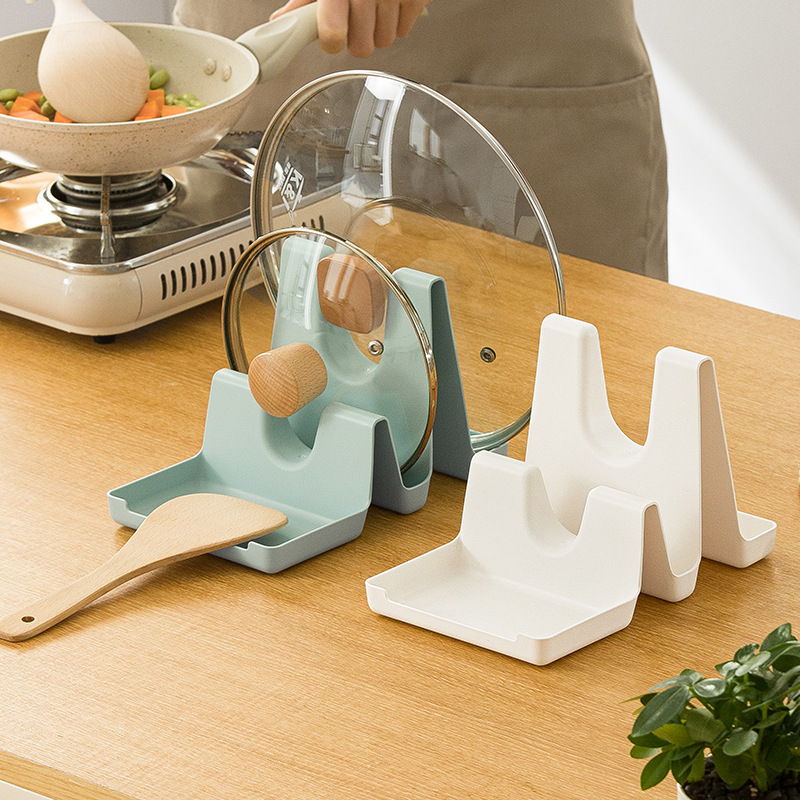 Nachuan Kitchen Countertop Pot Cover Rack Multi-functional Spatula Soup Spoon Chopsticks Storage Rack Desktop Chopping Board Storage Rack