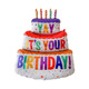 Three layer color candle cake "63cm * 102cm]