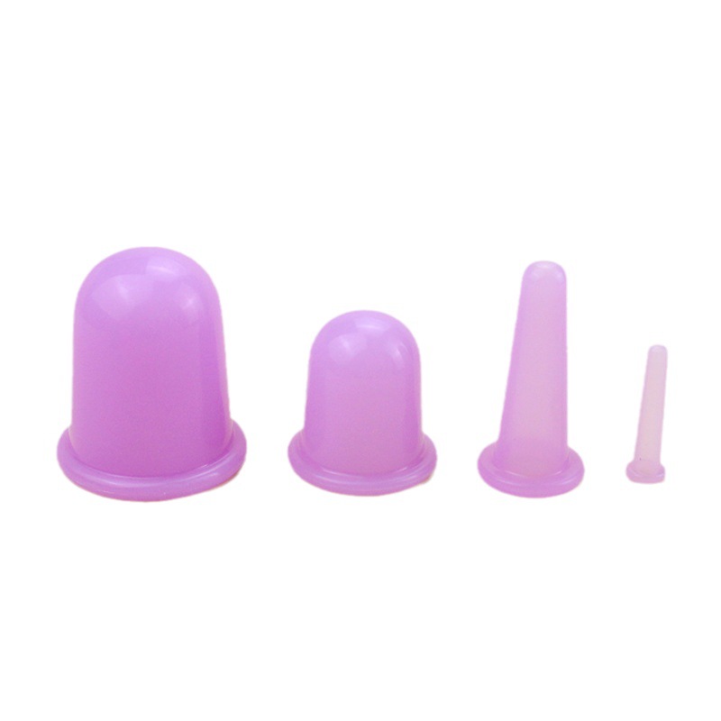 Silicone cupping vacuum moisture absorption cupping device facial beauty suit health care massage Cup