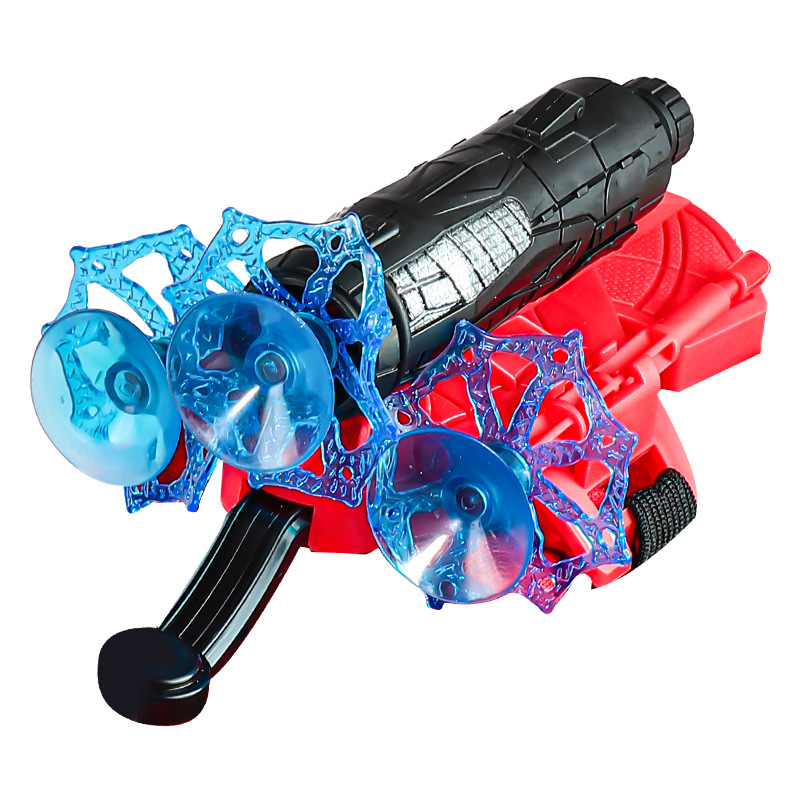 Spider Launcher Герой Спиннинг Черный Технология Запястье Launcher Присоска Мягкая пуля Пистолет Launcher Герой Launcher