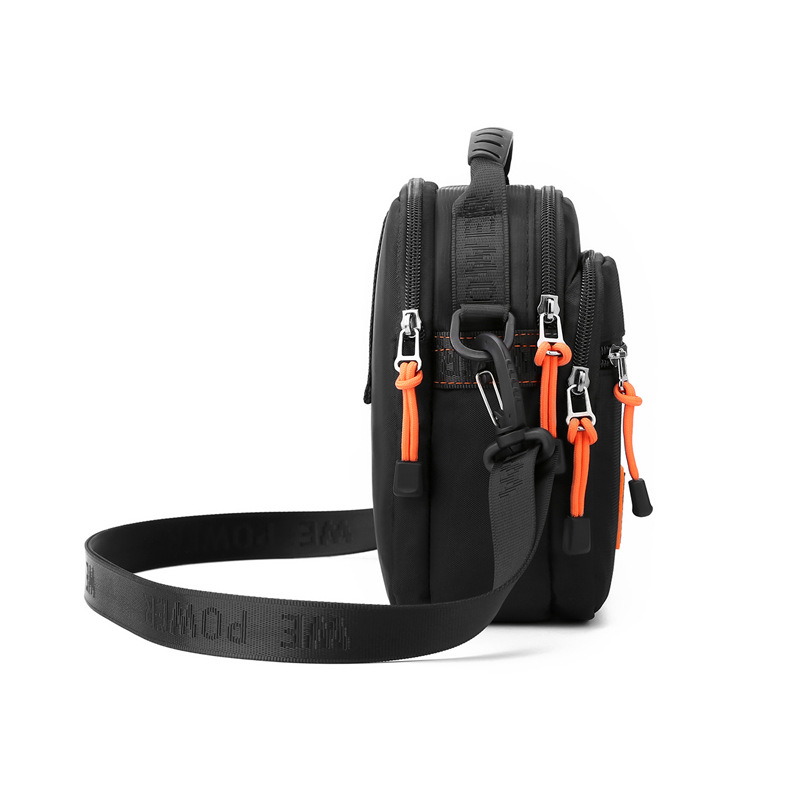 New Men's shoulder bag outdoor leisure messenger bag multifunctional travel belt hanging bag sports waterproof small bag
