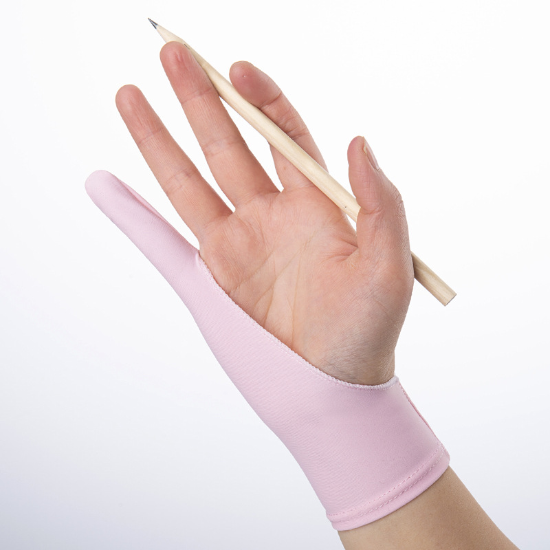 Personalisierte Anti-Touch-Handschuhe Einfinger Dreischichtige Anti-Touch-Mal-Skizzenhandschuhe Grafiktablett Flache Zeichenhandschuhe_voghion.com