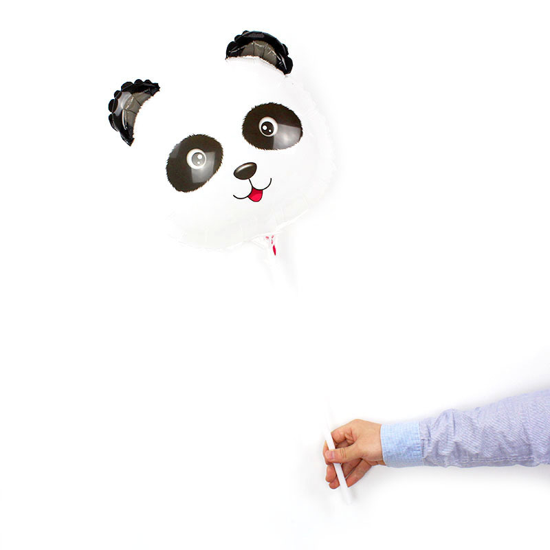 18 inch cartoon bear cat head aluminum film balloon cute animal shape balloon push gift birthday party decoration