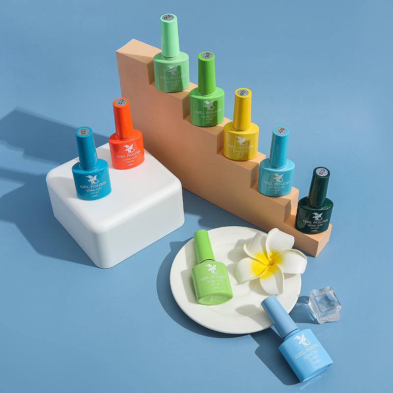 Cross-border explosions 48 color UV phototherapy glue Nail Polish glue set nail color glue wholesale Nail Polish glue wholesale