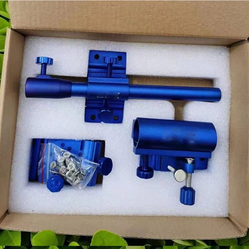 Wholesale fishing box accessories aluminum alloy three-piece battery rack fish protection rack bait tray rack umbrella rack disassembly fishing gear accessories