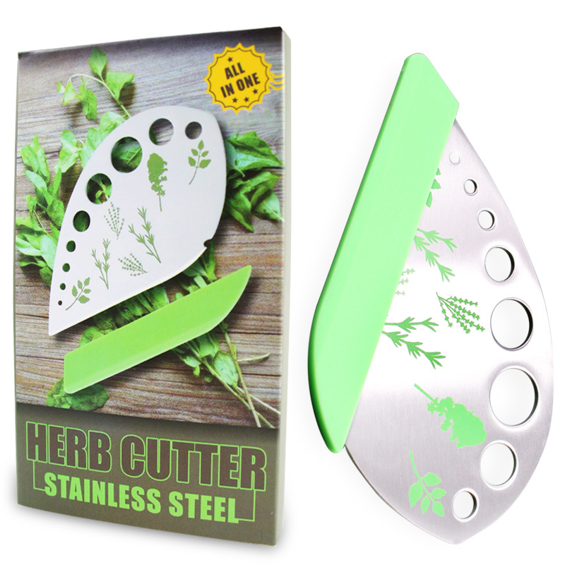 Creative 9-hole vanilla cutting multi-purpose stainless steel vanilla stripper herb cutter stripper