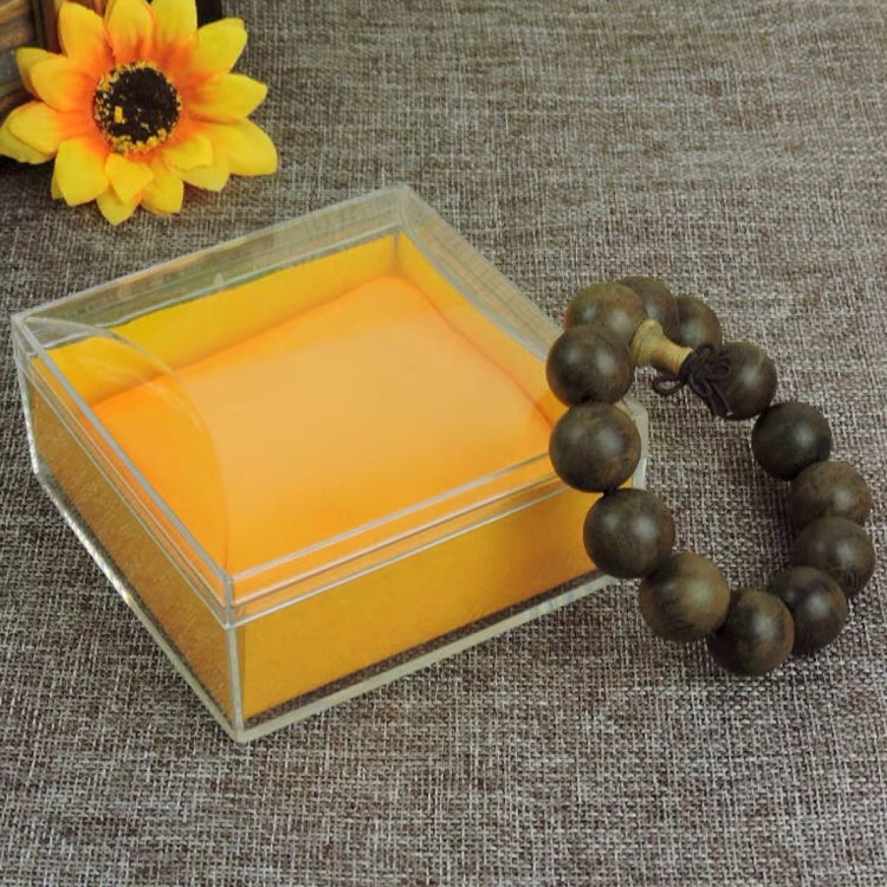 Acrylic transparent aloes box bracelet box bracelet aloes beads bracelet jewelry packaging display box