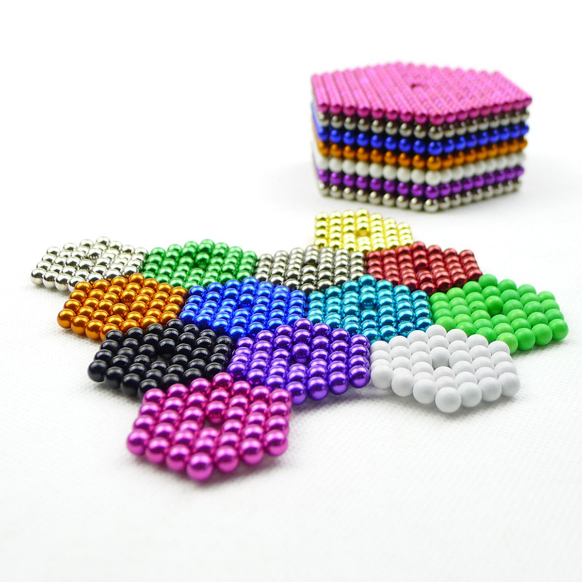 Фабричный прямой цвет Buckie ball 5mm216 3mm1000 сильная Магнитная головоломка Кубик Рубика магнитные бусины игрушки