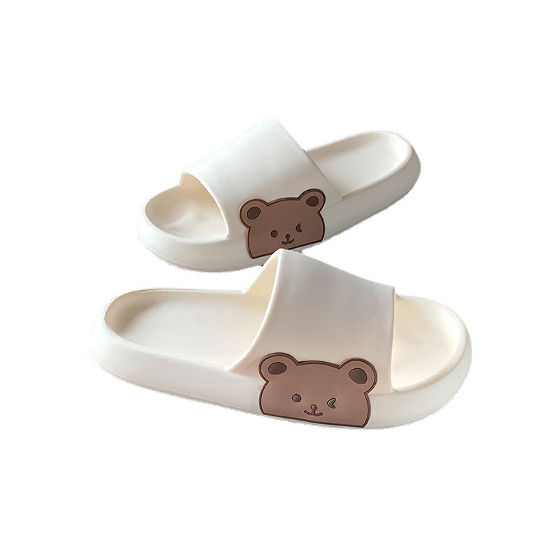 Stepping on excrement feeling Internet-famous home slippers women's soft home summer outing home thick-soled leisure sandals and slippers men's summer
