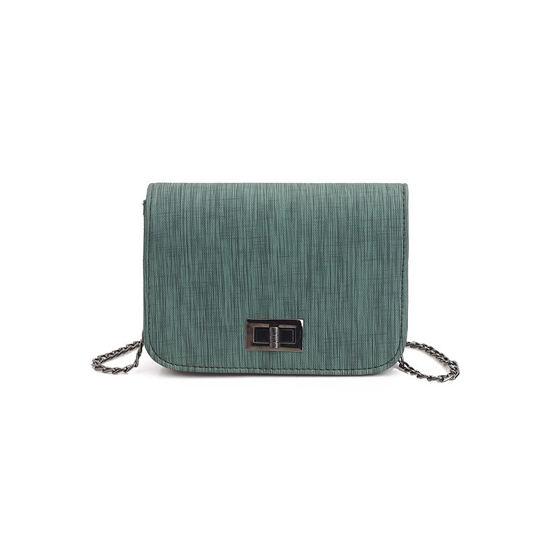 2021 new ladies small square bag turn lock chain shoulder bag diagonal bag fashion Mini small bag factory supply