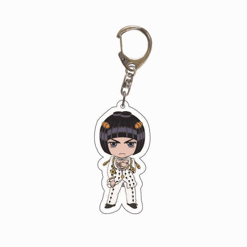 JOJO's Bizarre Adventure Peripheral Pendant Golden Wind Anime Acrylic Keychain Giorno Bucciarati