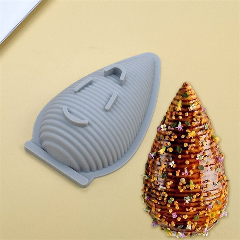 Yicao spot wholesale mousse cake mold single shell silicone mold DIY water droplets chocolate baking tools