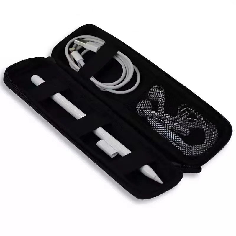 Suitable for Apple capacitive pen 1, 2 generation Bluetooth headset in stock portable watch electronic cigarette case EVA storage bag