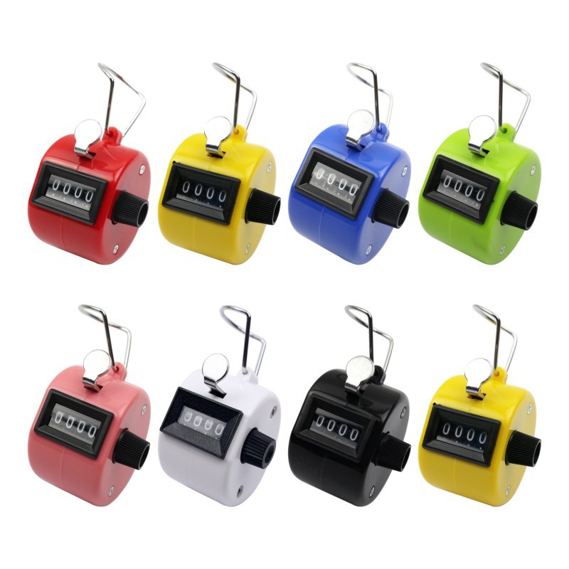 Factory wholesale four digit color mechanical counter plastic mechanical manual counter electronic counter