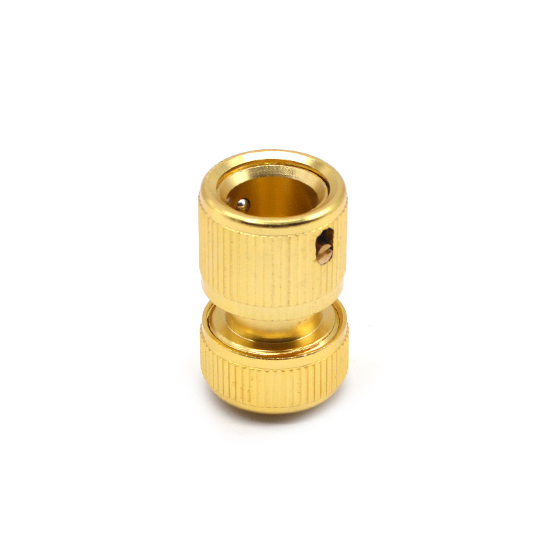 Garden tool joint aluminum joint aluminum quick connect 4 points water connection. Aluminum alloy quick joint
