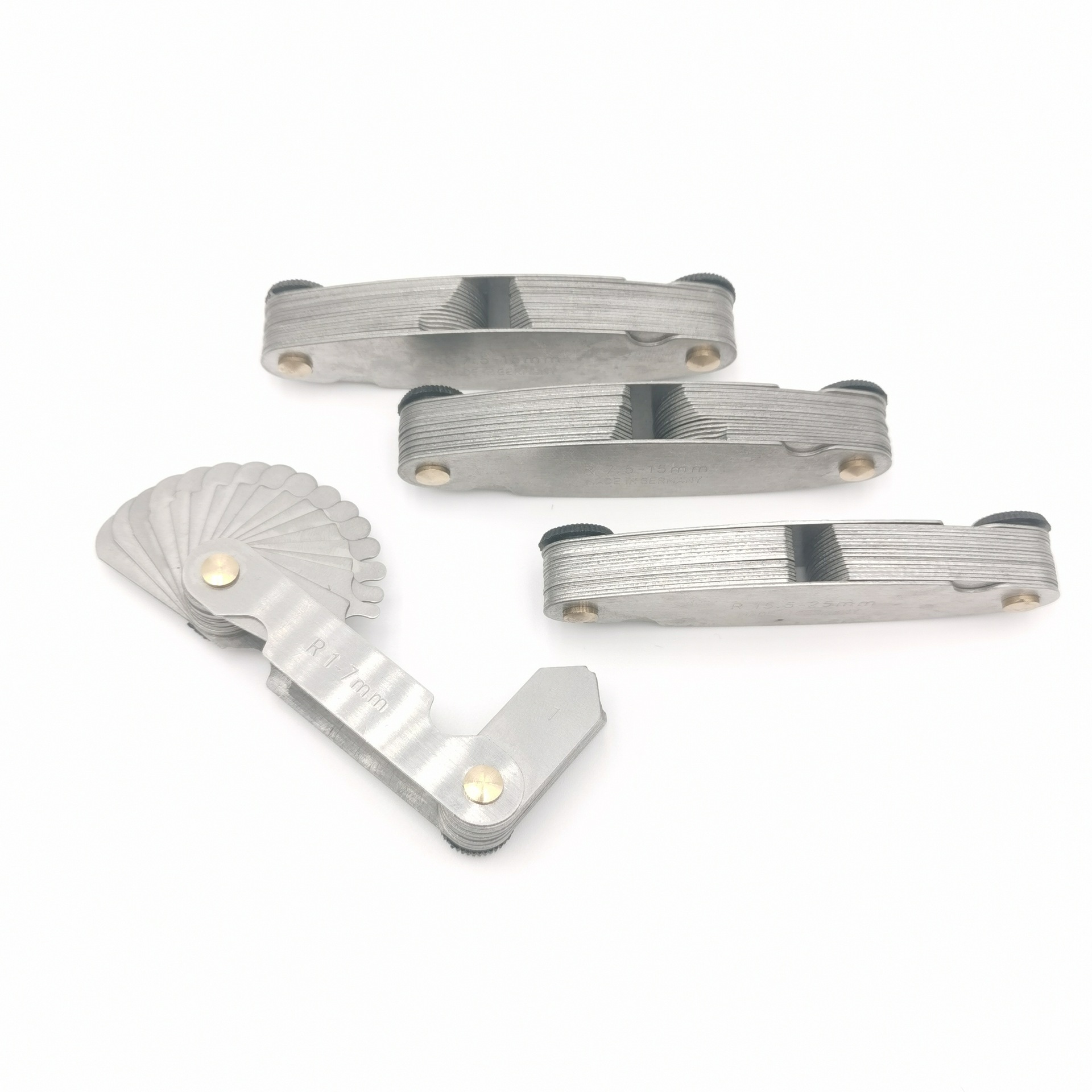 Spot manufacturers supply Multi-specification spring steel stainless steel Radian gauge radius gauge R gauge radius ruler semi-compass