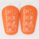 (XS code length 8cm wide 5cm) orange can leg guard