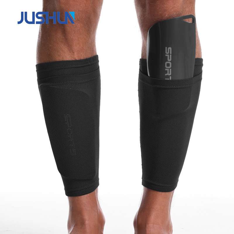 Factory Direct Socks Socks men and women mid-calf fixed sleeve plug board calf protection special football leg guard socks