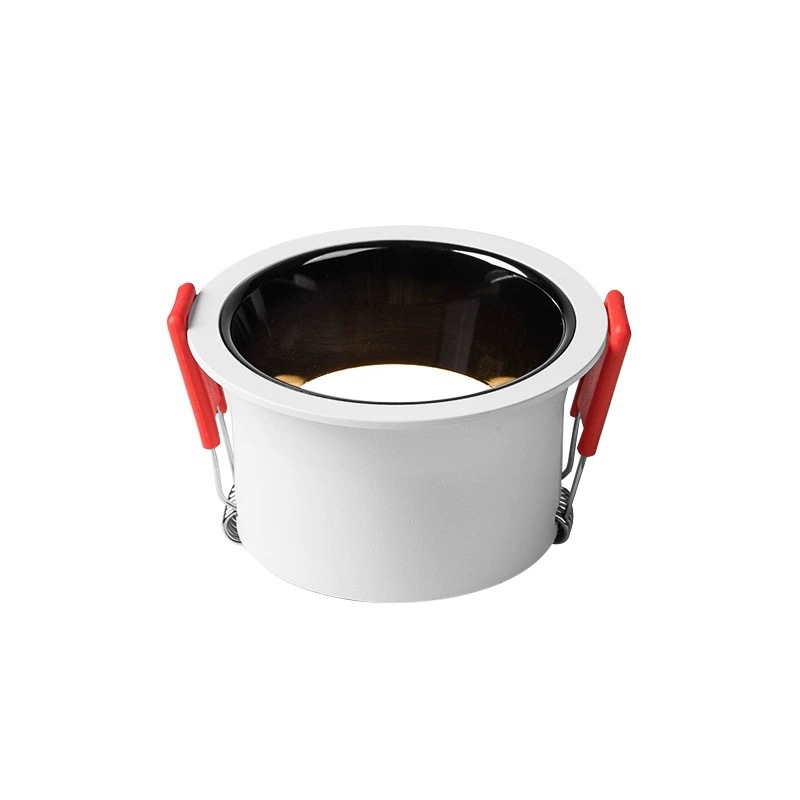 Led anti-glare downlight 98 narrow frame embedded living room hotel ceiling light household COB anti-glare downlight