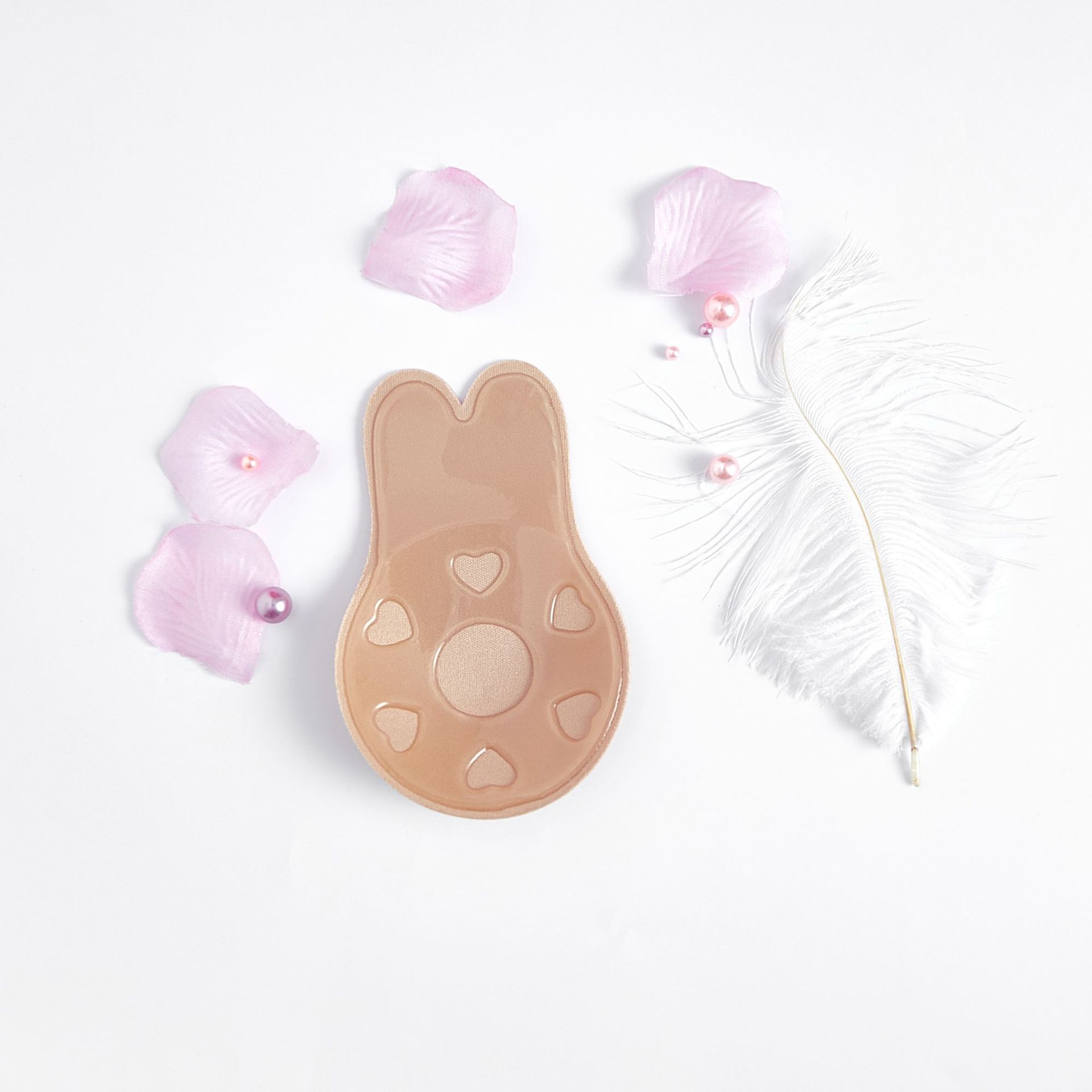 Cross-border manufacturers cute rabbit ear breast patch breast patch anti-external expansion upper support rabbit breast patch strapless breast patch