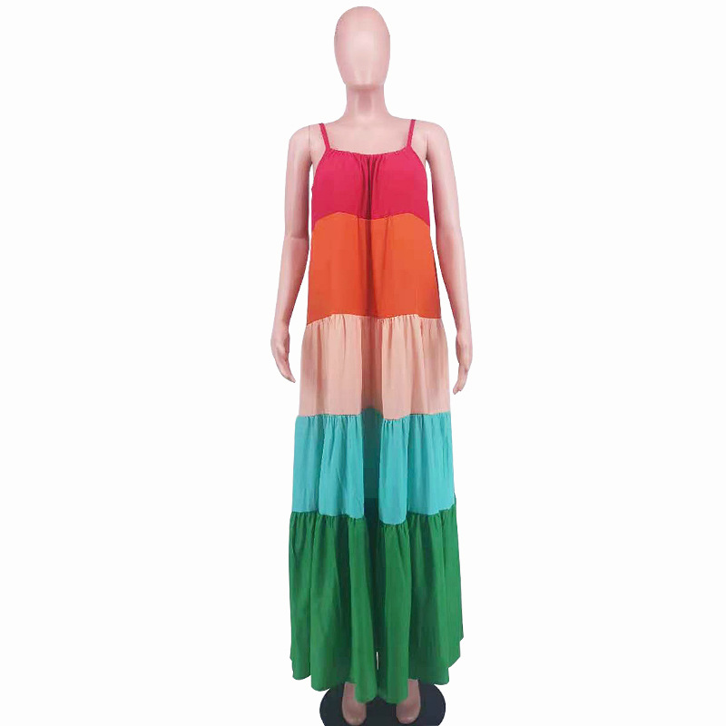 253 Slip Skirt Loose Skirt Women's Fairy Summer Long French Dress Fairy Dress Long Skirt Copper Ammonia Wire