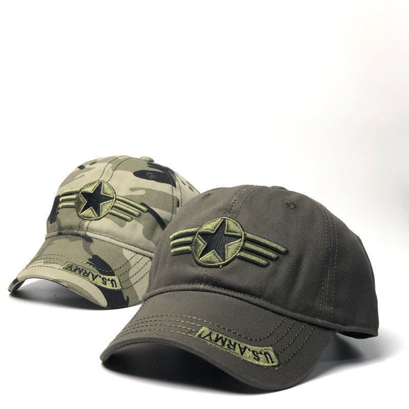 Baseball cap men's spring and autumn camouflage cap cap Korean fashionable outdoor leisure sunscreen cap sunshade hat