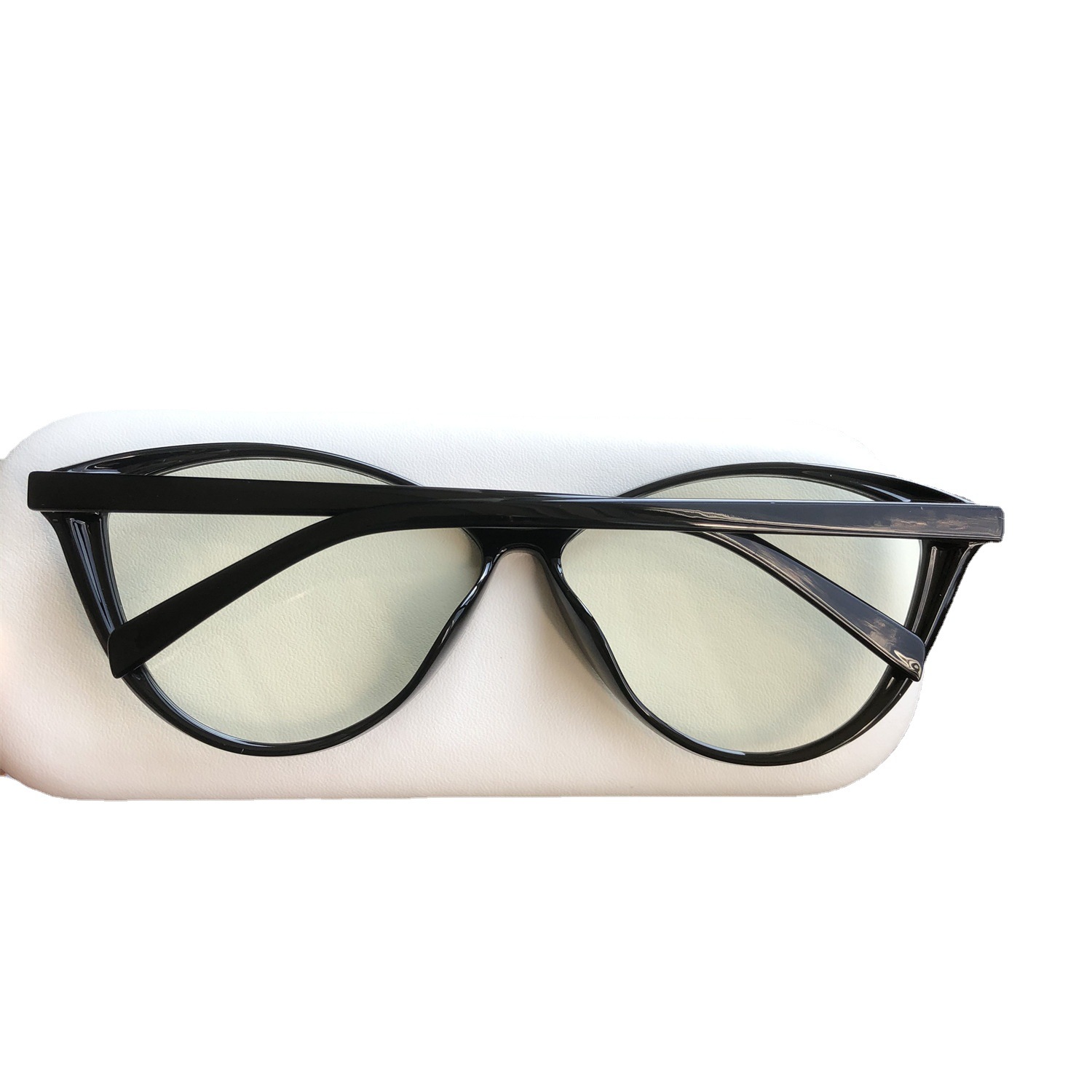 Retro Cat's Eye Myopia Glasses Women's Polygonal Glasses Frame plain Glasses Frame Men's Anti-Blue Light Glasses Frame