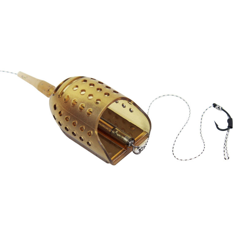 Cross-border coolo European-style fishing series boat bait cage eight-shaped ring lead counterweight fishing device with bait feide small accessories