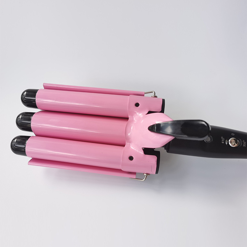 Cross-Border Curling iron water ripple three-tube curling stick egg roll stick bubble noodle roll shape factory direct sales