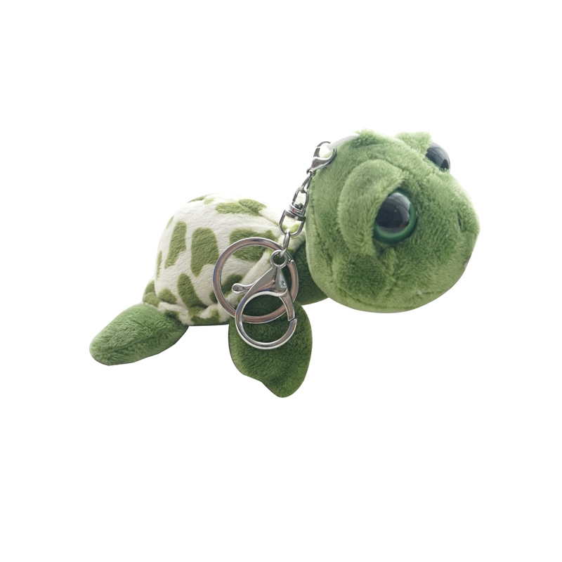 Cute turtle turtle plush pendant schoolbag pendant girl bag jewelry girl heart doll keychain wholesale