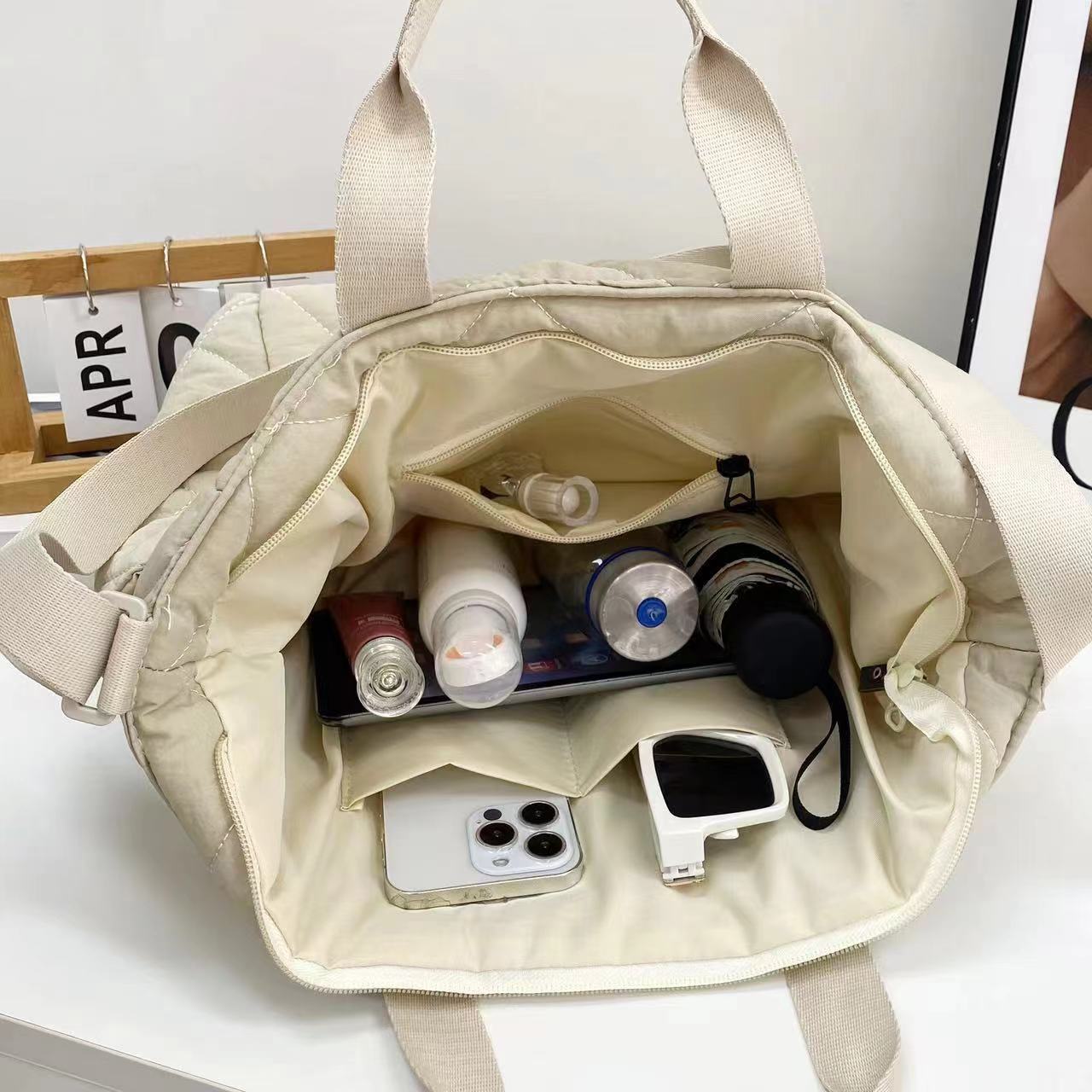 Casual Large Capacity Bag 2023 Autumn and Winter New Women's Bag Fashion Commuter Shoulder Bag Crossbody Bag Portable Tote Bag