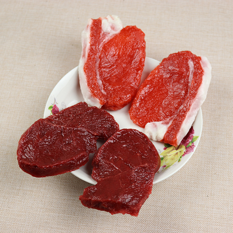 Artificial fresh beef fake raw pork trotters model pork slices pork ribs pork brisket props decorative pig viscera