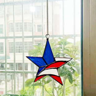 Cross-border Acrylic Color Garden Decoration Pendant Living Room Window Hanging Window Balcony Wall Wall Decoration