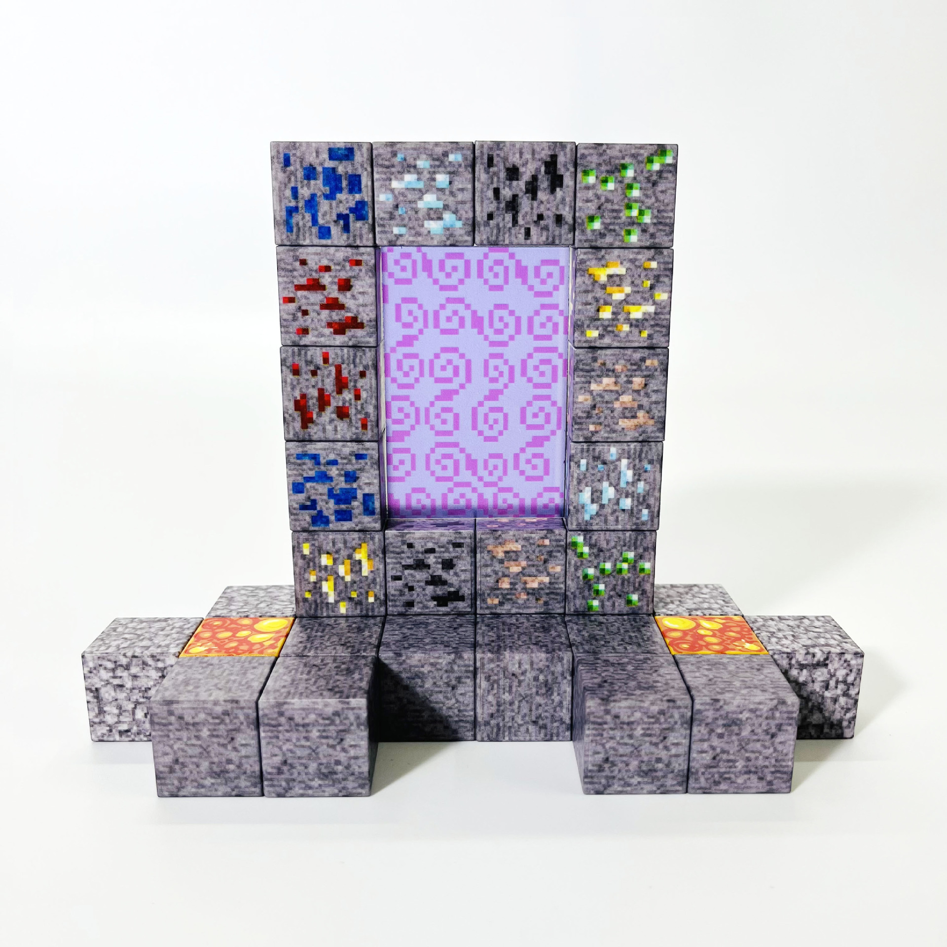 NEW my world Magic Table Diamond mainland 2CM six-sided magnetic assembled square children puzzle building blocks toys