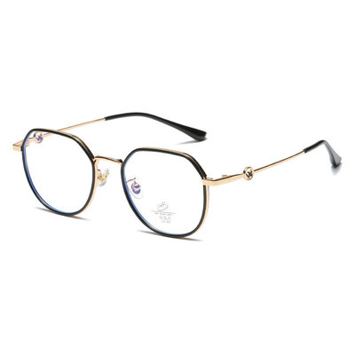 Little Red Riding Book Same-style Black-rimmed Glasses Plain-free Artifact Anti-blue Glasses Frame Women's Large-frame Flat Glasses Trendy 0672