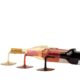 Spilled Wine Bottle Holder overflowing Wine Bottle rack display cabinet Wine tray Wine rack support hanging rack