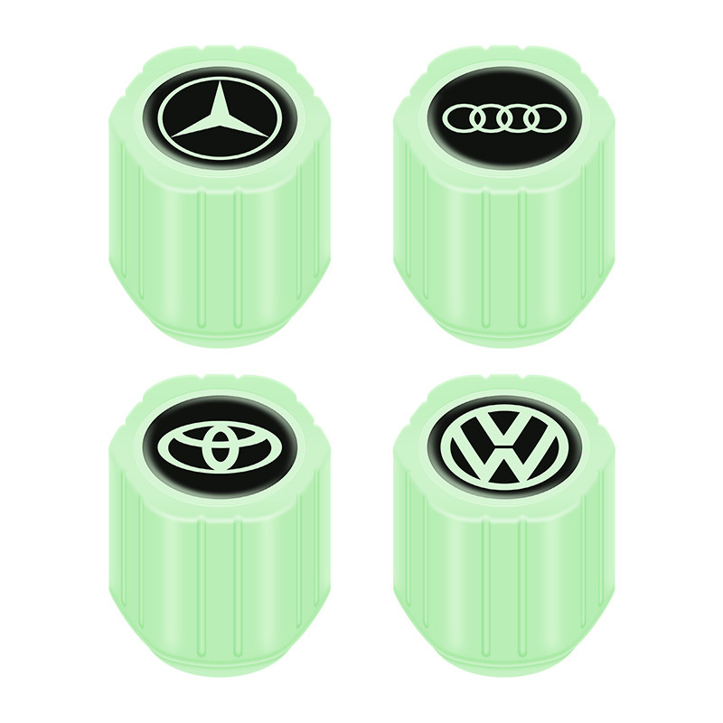 New car tire luminous valve cap car car air nozzle cover car universal valve core cap