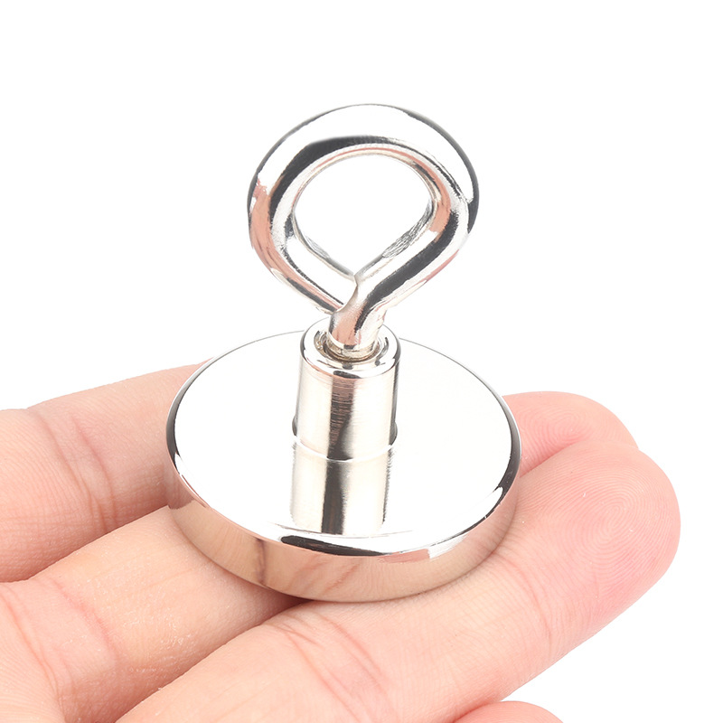 NdFeB strong magnetic hook round closed magnet hook magnet strong magnetic sheep eye sucker anti-collision magnet